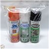 Image 1 : 3PK RUSTOLEUM SPRAY PAINT