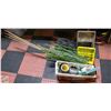 Image 1 : GARDEN SUPPLIES- 15 PLANT CAGES, 12 BAMBOO STICKS