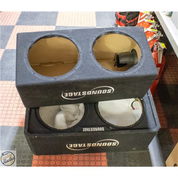 DOUBLE 12” SOUNDSTAGE SUB BOX SOLD WITH