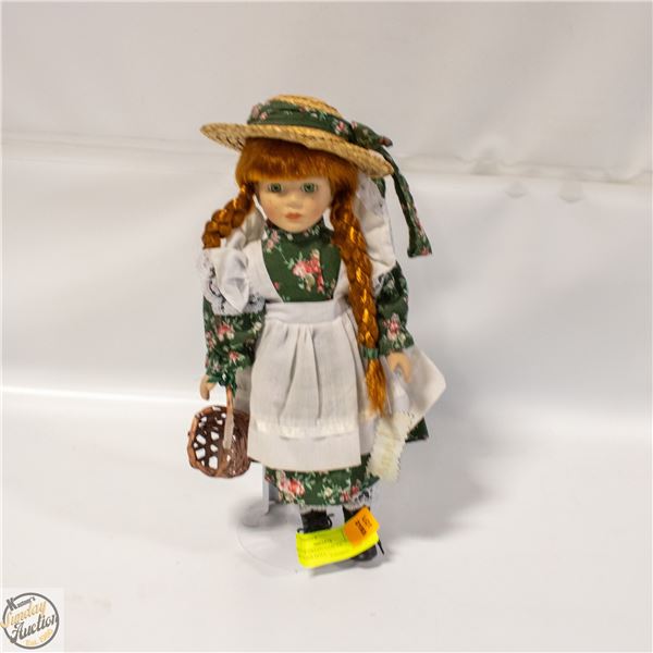 ANNE OF GREEN GABLES PORCELAIN DOLL