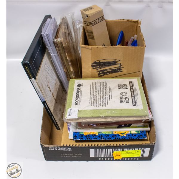 BOX OF NOTECARDS/ LETTER WRITING