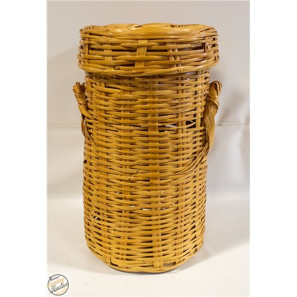 VINTAGE BROWN VINYL STORAGE