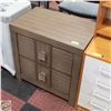 Image 1 : LARGE 2 DRAWER NIGHT TABLE WITH TOPSIDE USB PORTS