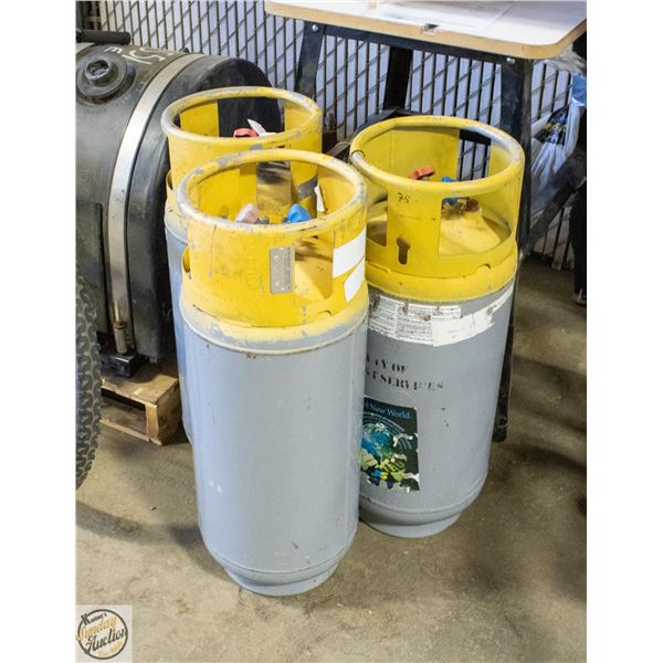 3 REFRIGERANT TANKS