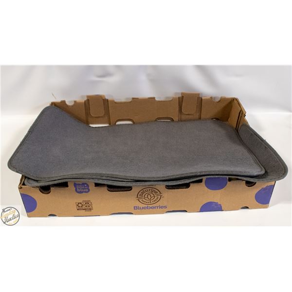 FLOOR MATS FOR MID SIZE CAR GREY