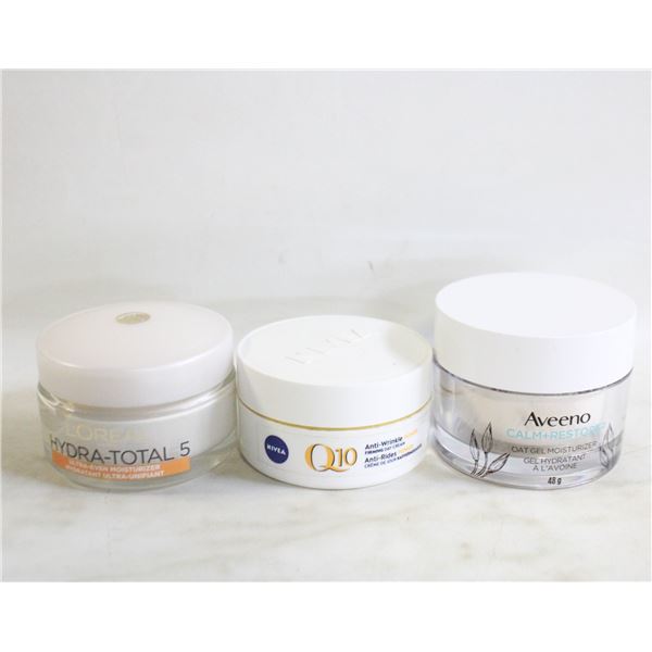 LOREAL HYDRA TOTAL 5/NIVEA Q10/AVEENO