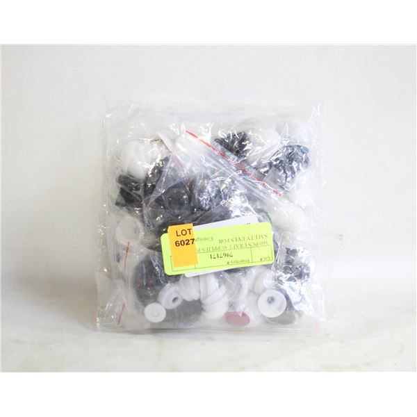 160 PCS CRAFT SUPPLIES PLASTIC SAFETY EYES FOR