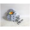 Image 1 : VINTAGE RAILWAY SWITCH LOCK STAMPED CNR W/CHAIN