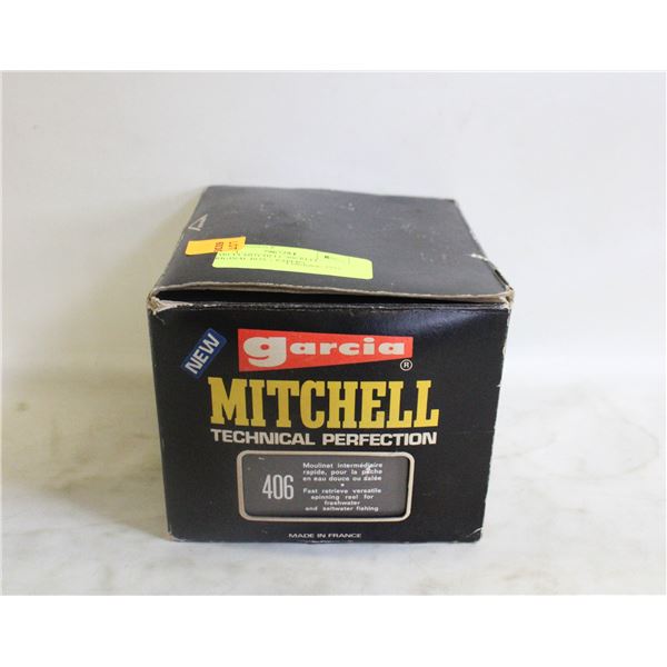 GARCIA MITCHELL 406 REEL ORIGINAL BOX + PAPERS