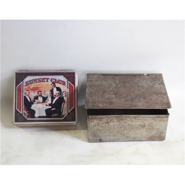 VINTAGE TOBACCO BOXES