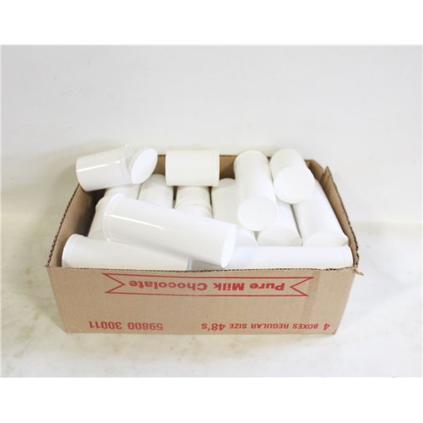 23 PACKS PILL BOTTLES WITH SQUEEZE SLID CAP
