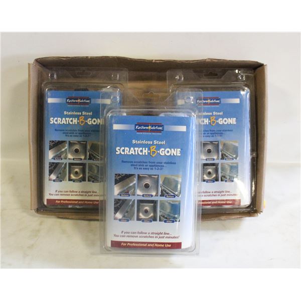 3 PACK SCRATCH B GONE STAINLESS STEEEL SCRATCH