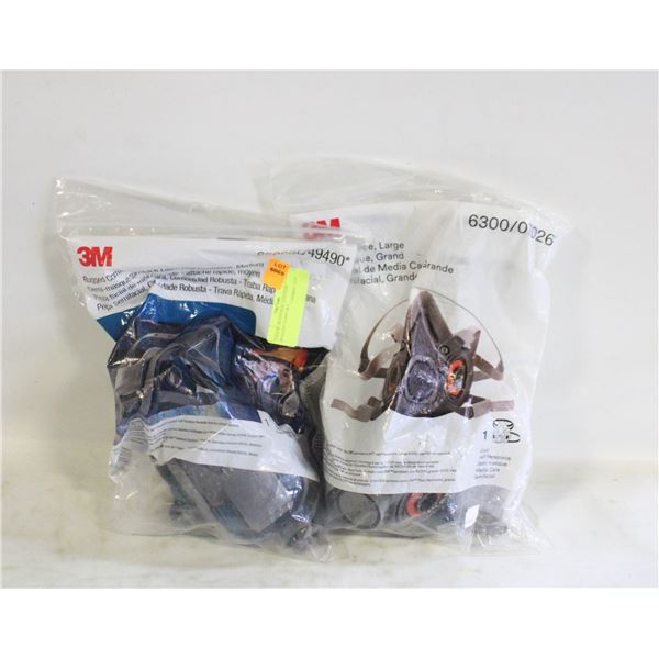 2 PACK 3M 65030QL AND 6300 RUGGED COMFORT