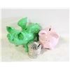 Image 1 : COLLECTION OF 3 PIGGY BANKS
