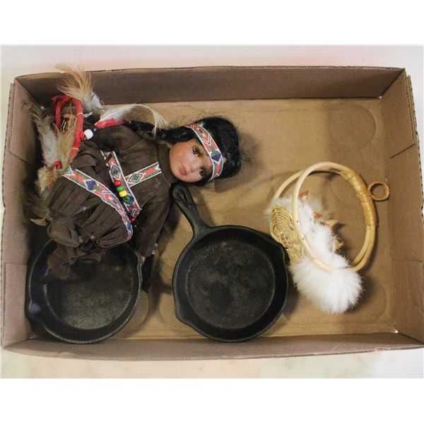 FLAT WITH INDIGENOUS THEMED COLLECTABLES