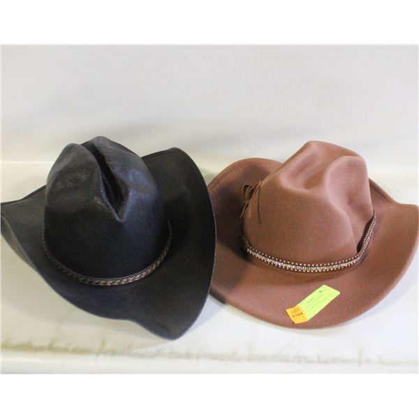 2 PACK CLASSIC CATTLEMAN STRAW COWBOY HAT