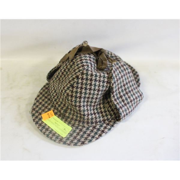 VINTAGE WOOL SHERLOCK HOLMES HAT