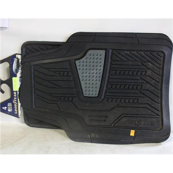 4 PCS GOODYEARS VEHICLE FLOOR MAT