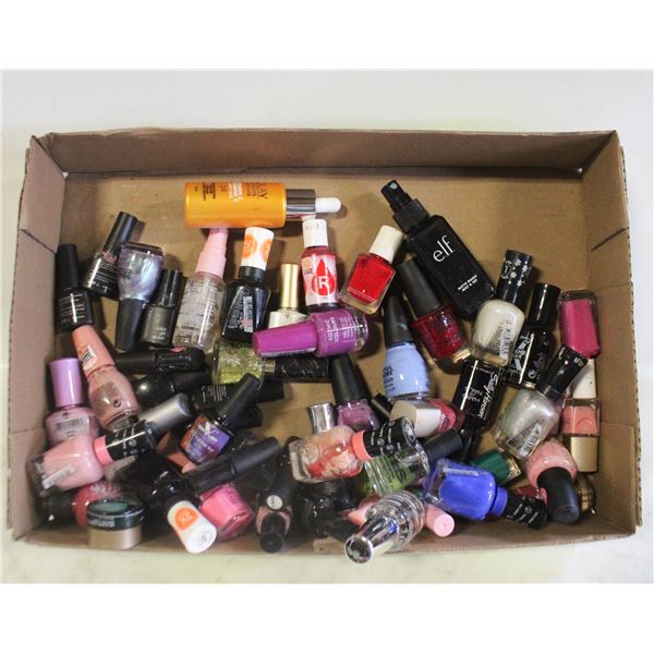 LARGE VOLUME OF NAIL POLISH