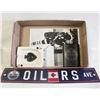 Image 1 : DARYL SITTLER PHOTO WITH OILERS FLASK-SIGN