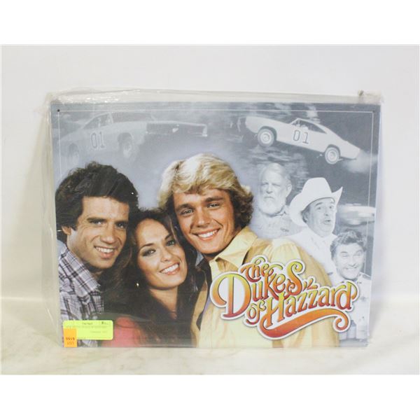 NEW METAL DUKES OF HAZZARD SIGN
