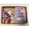 Image 1 : FLAT OF VARIOUS EMBROIDERY THREADS