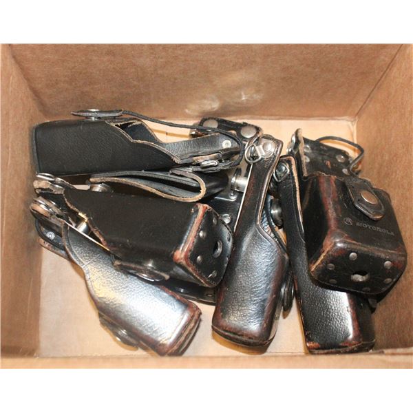 LOT OF 7 OEM MOTOROLA HOLSTERS