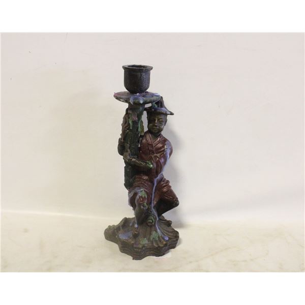 WROUGHT IRON CANDLE STICK