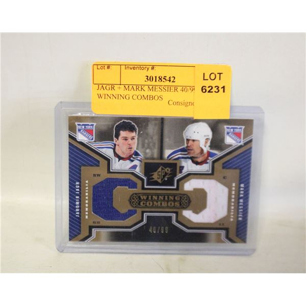 JAGR + MARK MESSIER 40/99 SPX WINNING COMBOS