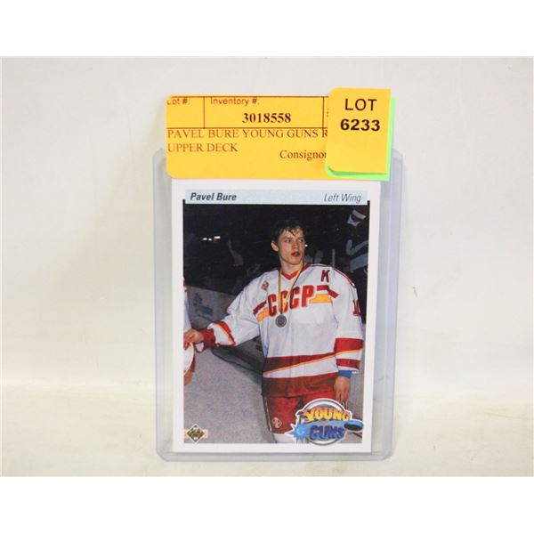 PAVEL BURE YOUNG GUNS ROOKIES UPPER DECK