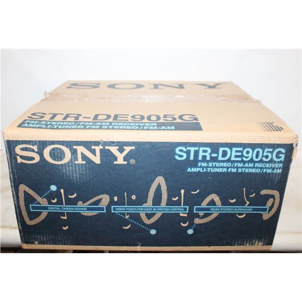 SONY STEREO RECEIVER W BOX STRDE905G
