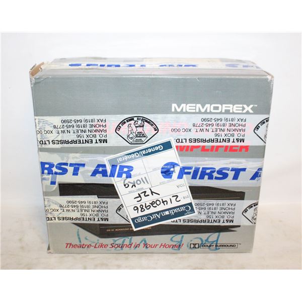 MEMOREX SURROUND SOUND AMPLIFIER W BOX