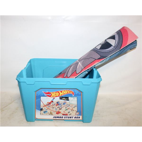 HOTWHEELS BIN WITH A HOTWHEELS