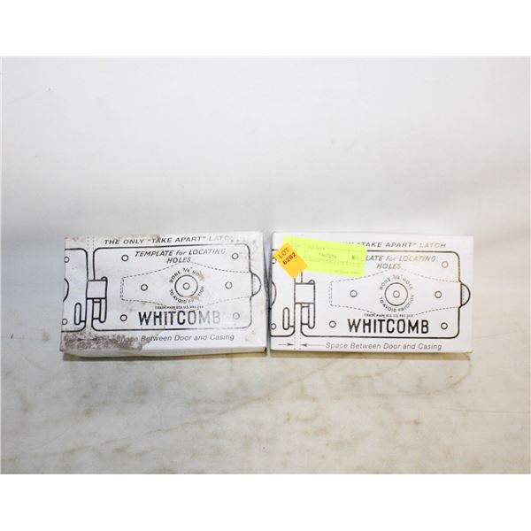 2 BOXES WHITCOMB GATE LATCH