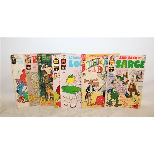 LOT OF 7 VINTAGE 15 CENT COMIC BOOKS