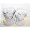 Image 1 : HEAVY GREEK STATUE HEAD CANDLES