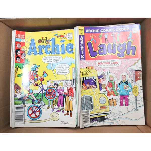 LRG BOX ARCHIE COMIC BOOKS, ARCHIE