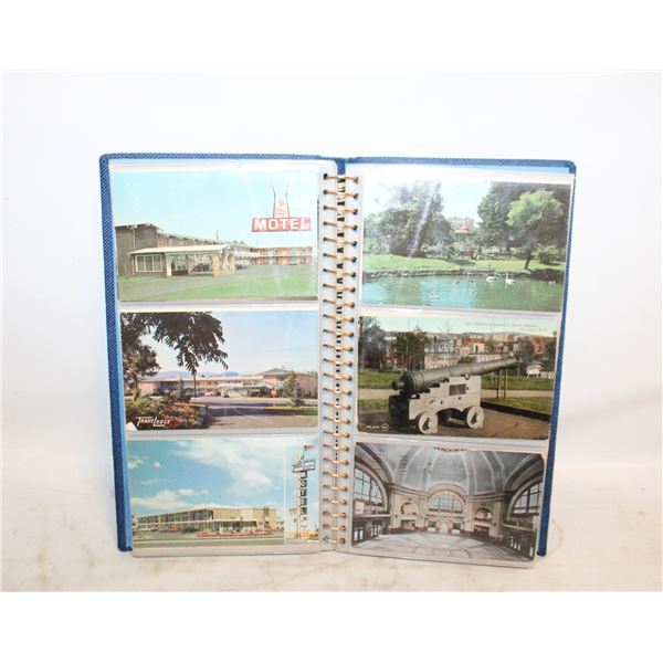 BOOK FULL OF VINTAGE POSTCARDS ASSTD