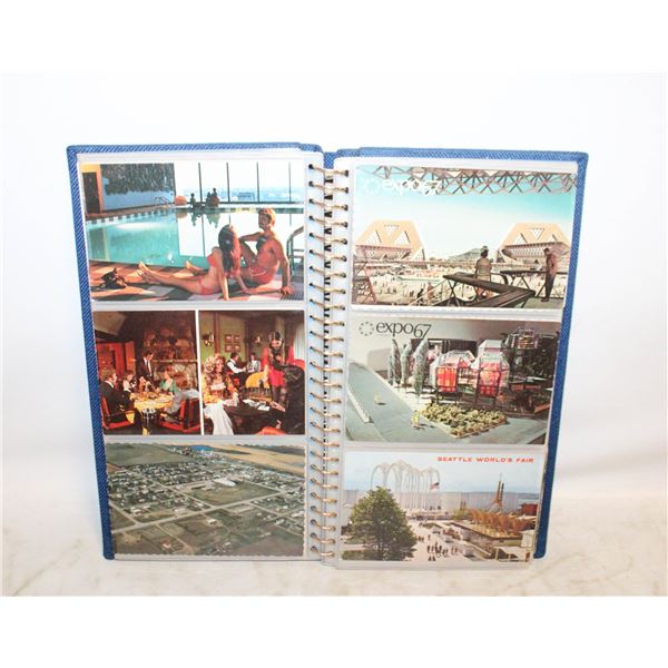 BOOK FULL OF VINTAGE POSTCARDS ASSTD