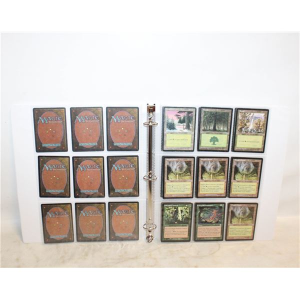 BINDER OF MAGIC CARDS