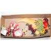 Image 1 : VINTAGE FRUIT CHALK WARE AND CERAMICS