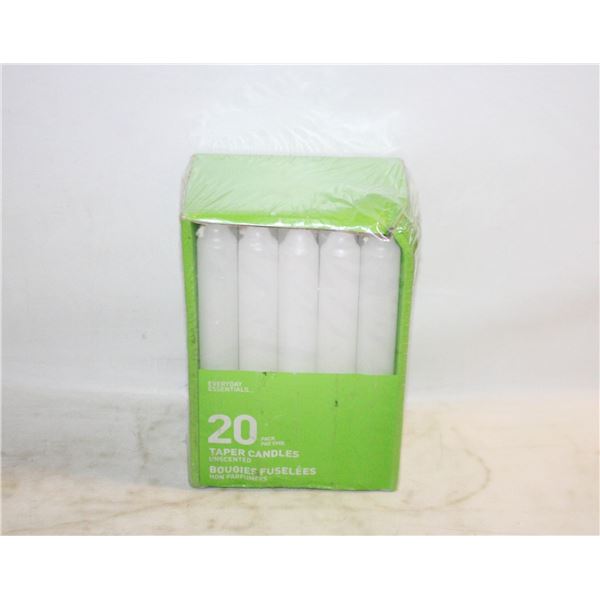 NEW 20PK OF CANDLES