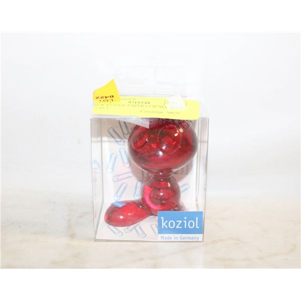 NEW KOZIOL PAPER CLIP MAGNET CURLY MADE IN GERMANY