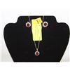 Image 1 : NEW JEWELRY DISPLAY W/ NECKLACE + EARRINGS