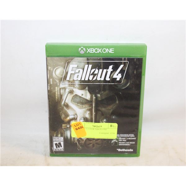 FALLOUT 4 FOR XBOX ONE
