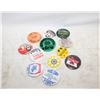 Image 1 : 12 BUTTONS INCL BAY & POLITICAL