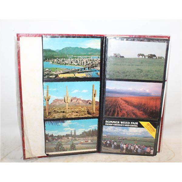 BOOK FULL OF VINTAGE POSTCARDS ASSTD