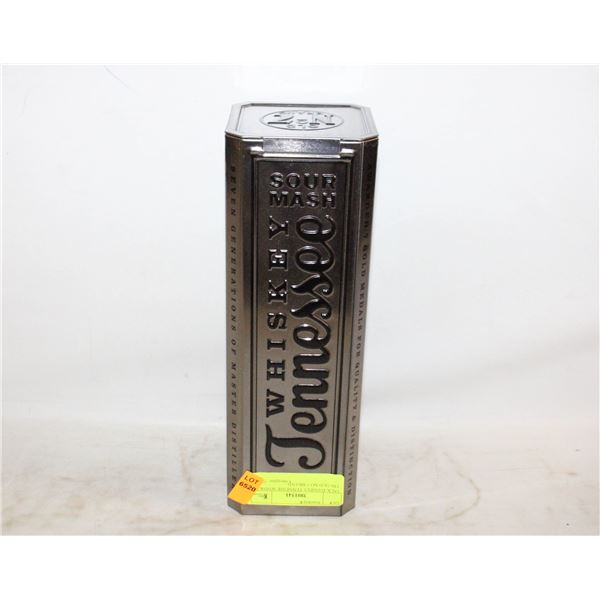JACK DANIELS TENNESSE WHISKEY TIN OLD NO.7 BRAND