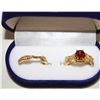 Image 1 : NEW 2PCS/SET RING SET SZ8
