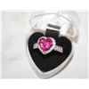 Image 1 : NEW HEART SHAPE RING SZ8